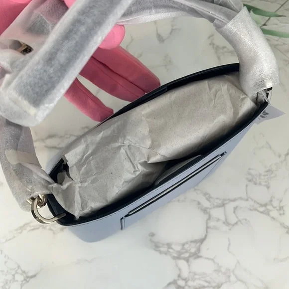 Kate Spade Darcy Small Bucket Shoulder Bag Pale Hydrangia Multi - Picture 6 of 16